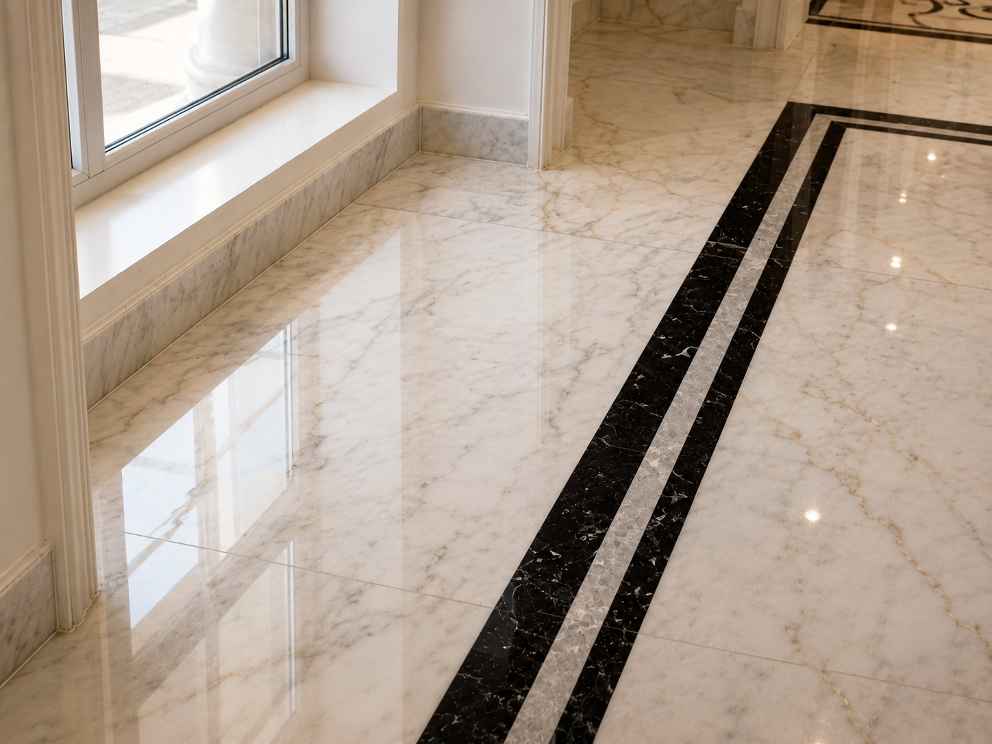 Marble Floor Inlay