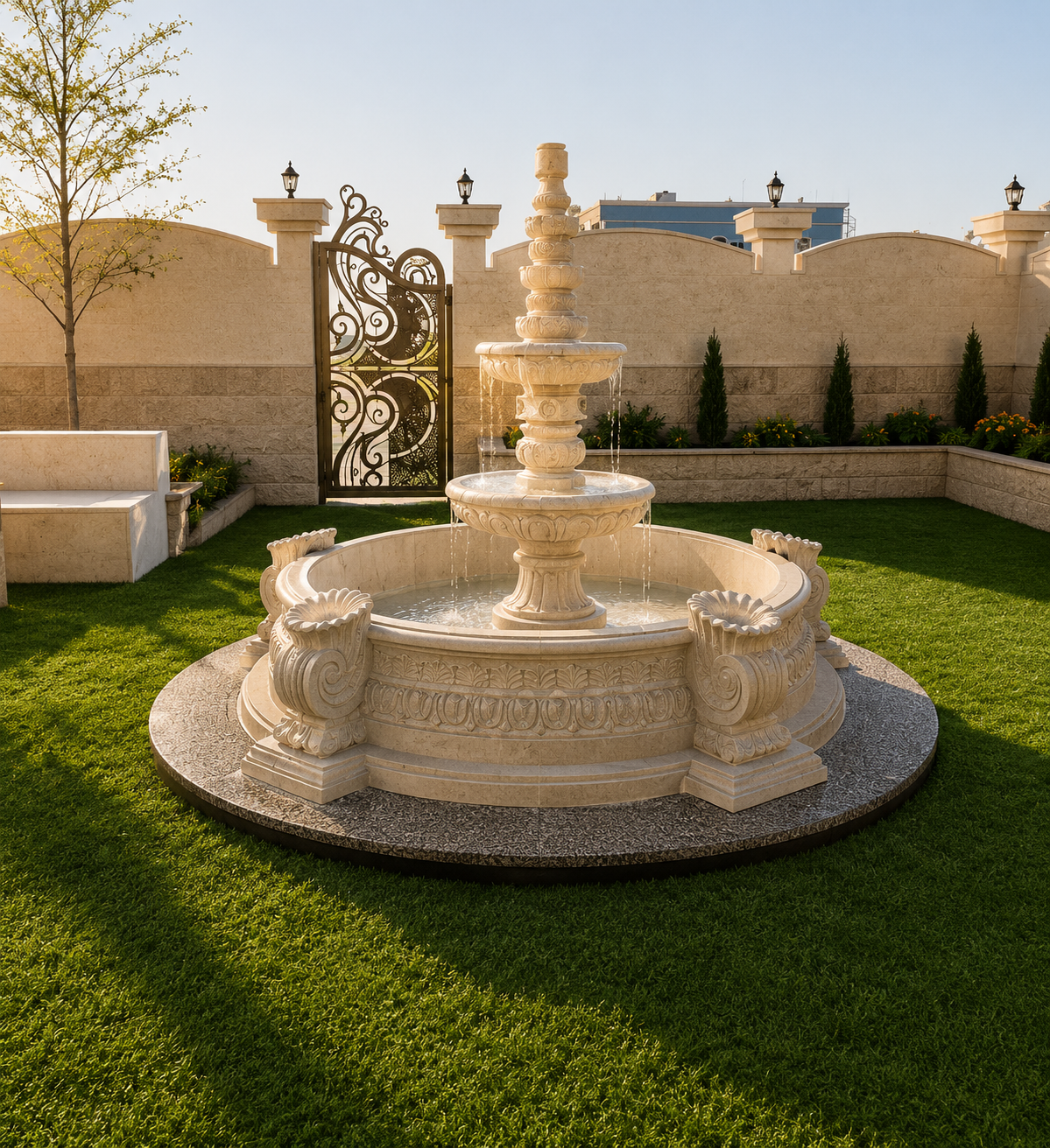 Classic Marble Fountain