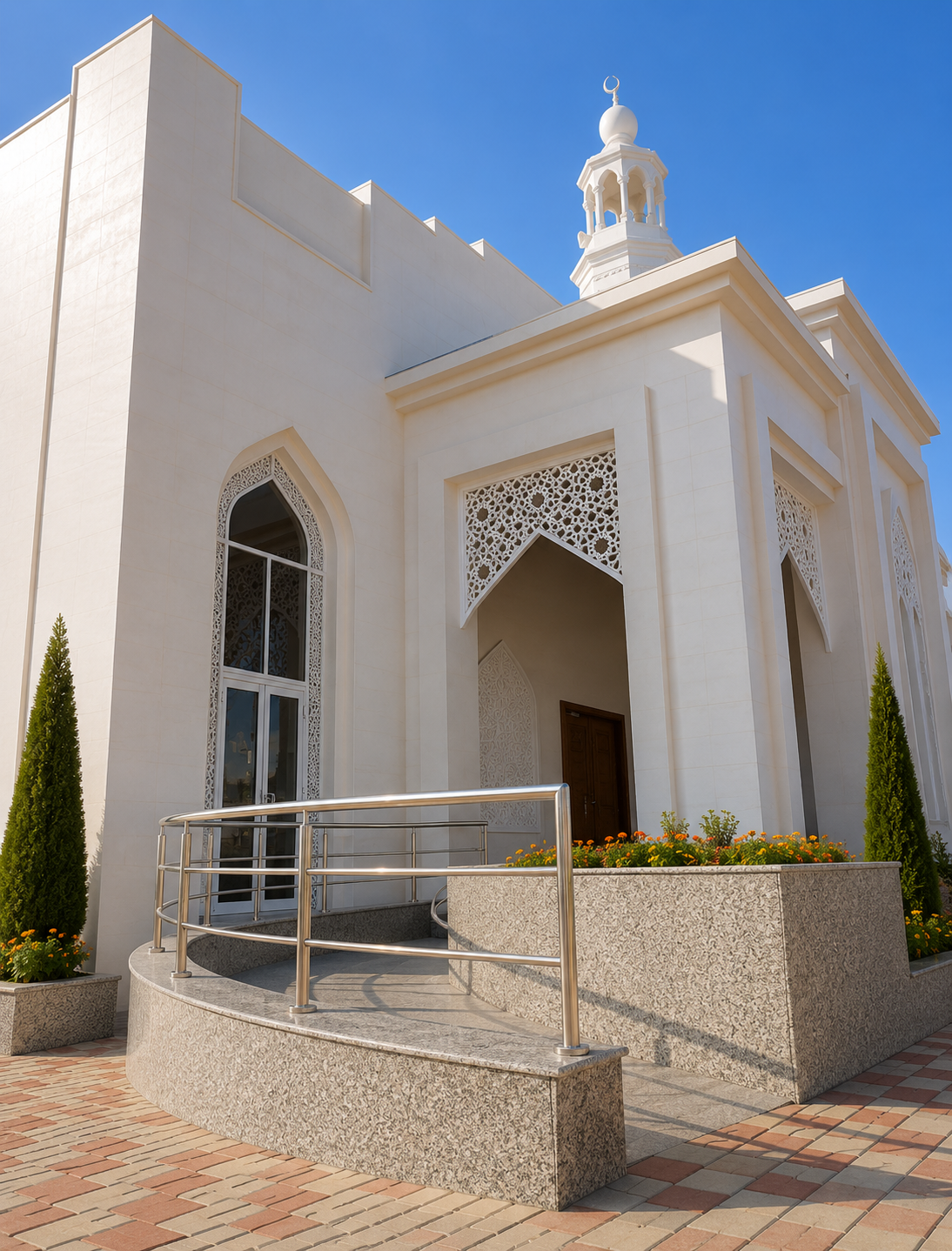 Exterior Masjid Marble Work