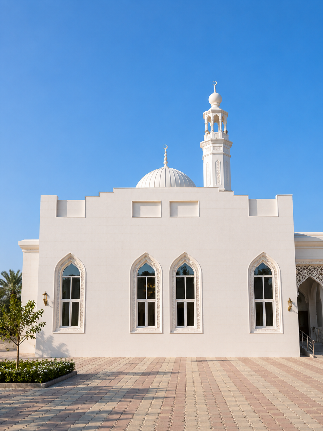 Masjid Facade Marble