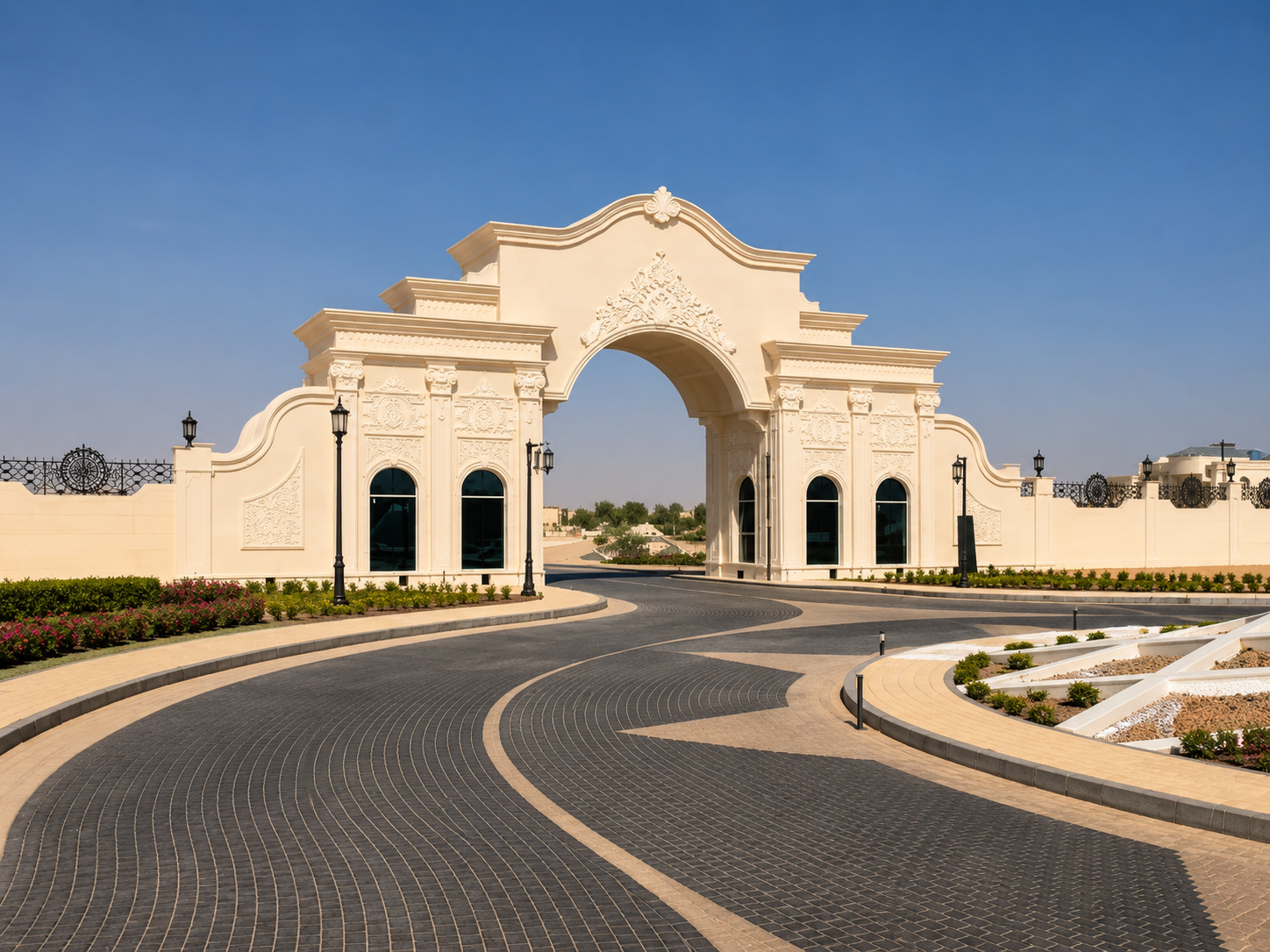 Villa Entrance View